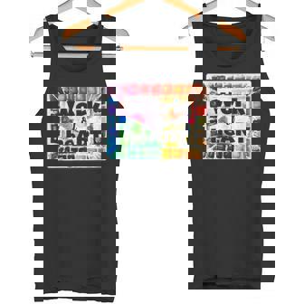 Watercolor Painting Palette Work Of Heart Tank Top - Monsterry