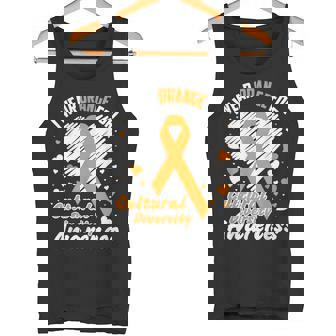 I Wear Orange For Cultural Diversity Awareness Shirt Tank Top - Monsterry