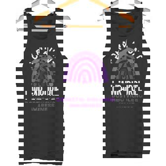 I Wear Purple For My Aunt Domestic Violence Awareness Tank Top - Monsterry