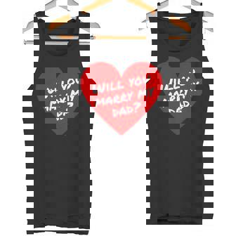 Wedding Proposal Will You Marry Me Classic Fit Cotton Polyester Blend Tank Top - Monsterry
