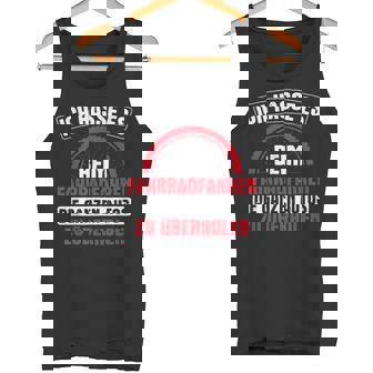 When Cycling All Cars Overtaking Cyclists Bicycles Tank Top - Monsterry