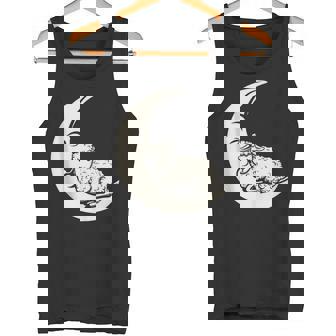 Whimsical Escapism Moon Dreams Sheep Tank Top Tank Top - Monsterry