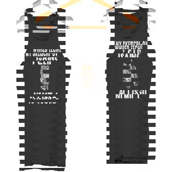My Whiskered Screech-Owl Is Calling And i Must Go Bird Tank Top - Monsterry