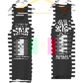 My Wife Is Mexican Nothing Scares Me Mexico Wife Tank Top - Monsterry