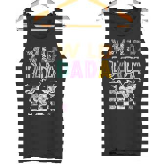 Wild Dada Zoo Theme Birthday Safari Jungle Fiesta A Juego Camiseta sin mangas - Regaloses
