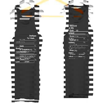 Wild Rice Thanksgiving Nutritional Fact Premium Tank Top - Monsterry