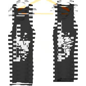 Wine Bottle Grapes Tank Top Tank Top - Monsterry