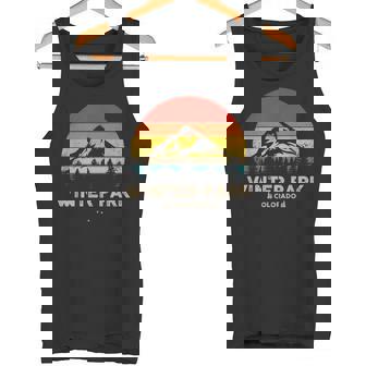 Winter Park Colorado Ski Winter Sports Vintage Souvenir Tank Top - Monsterry