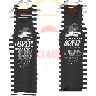 Workout Santa Claus Christmas Matching Costume Tank Top - Monsterry