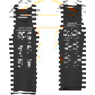 Wrestling Panda Bear Outfit Coach Tank Top - Monsterry