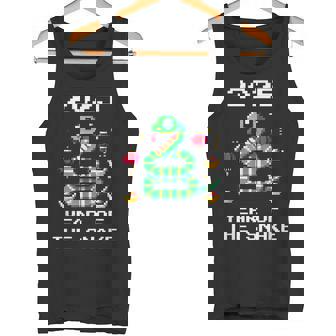 Year Of The Snake 2025 A Pixelated Art For Chinese New Year Tank Top - Monsterry