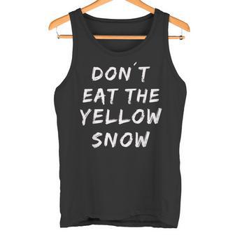 Yellow Snow Ski Snowboard Apres Ski Party Outfit Tank Top - Geschenkecke