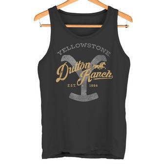 Yellowstone Dutton Ranch Est 1886 Iconic Logo Team Style Tank Top - Geschenkecke