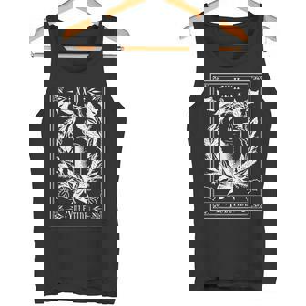 Yuletide Blessings Tarot Yule Wicca Pagan Blessed Yuletide Tank Top - Monsterry