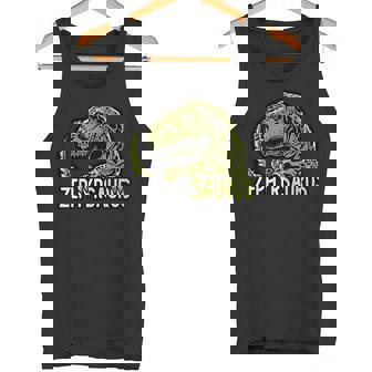 Zephyr Saurus Personalized Name Dinosaur T-Rex Tank Top - Monsterry