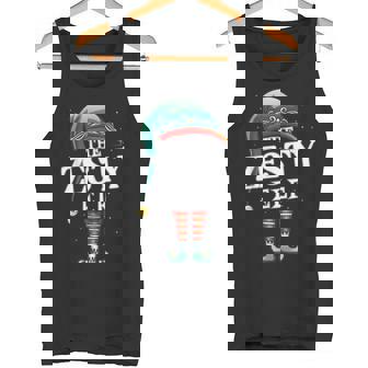 Zesty Elf Christmas Group Xmas Pajama Party Tank Top - Monsterry