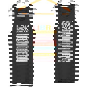Zodiac Sign Libra Zodiac Constellation Horoscope Tank Top - Monsterry