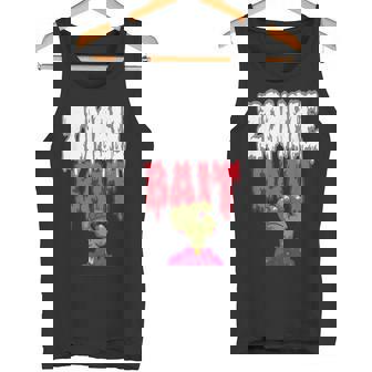 Zombie Bait Reaching From The Grave Halloween Zombie Tank Top - Monsterry