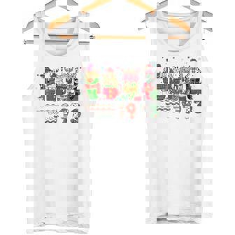 1973 Farmer Christmas Coffee Tank Top | Mazezy