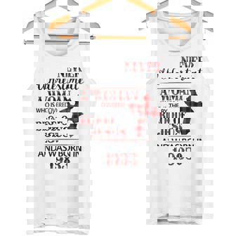 1983 A Woman Who Is Covered By The Blood Of Jesus Tank Top | Mazezy