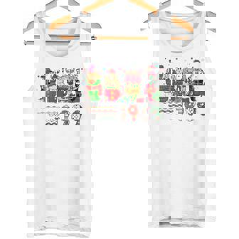 1989 Farmer Christmas Coffee Tank Top | Mazezy