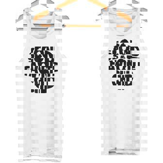 2nd Second FAVORITE CHILD Funny Brother Sister Sibling Twin Tank Top - Monsterry