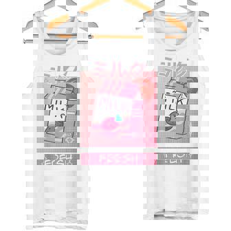 90S Japanese Otaku Stylish Aesthetic Milk Strawberry Shake Débardeur e - Cadeauxyz