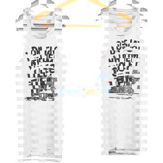 Action Figure Collector Toy Enthusiast Toy Collecting Tank Top - Monsterry