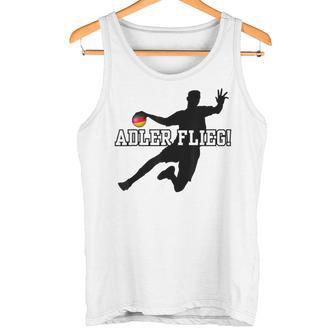 Adler Flieg Handball Fan Outfit Gray Tank Top - Geschenkecke