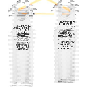 Alcatraz Prison Penitentiary Swim Team Tank Top - Monsterry