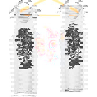 Anime Manga Gráfico Ojos Rojos Arte Anime Camiseta sin mangas - Regaloses