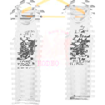 Annual North Pole Rodeo Santa Jingle Horse Christmas Tank Top - Monsterry
