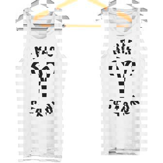 Aries Season Astrology April Zodiac Sign Tank Top - Monsterry