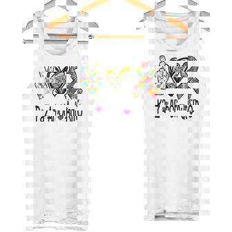 Autismo -Paz Amor Autismo En Español- Regalo Familia Manga Larga Camiseta sin mangas - Regaloses