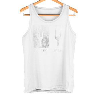 Backprint Plastik Heavy Metal Lustiges Musik Tank Top - Geschenkecke