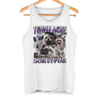 Belly Pain Survivor Raccoon Tank Top - Geschenkecke