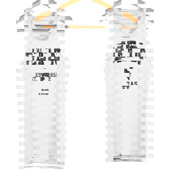 Belton Texas TX Vintage Sports Print Tank Top - Monsterry