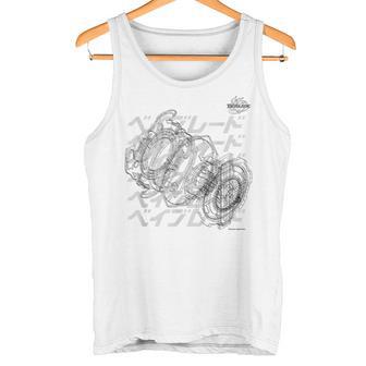 Beyblade Schematic Bey B&W Tank Top - Geschenkecke