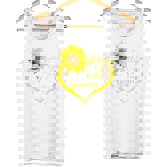 Blessed To Be Called Gammy Sunflower Lovers Grandma Tank Top - Monsterry