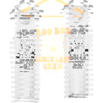 Boo Boo Lunch Lady Crew Cafeteria Halloween Costume Matching Tank Top - Monsterry