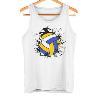 Breaking Barriers With Volleyball Shirt Volleyball Players Tank Top - Monsterry