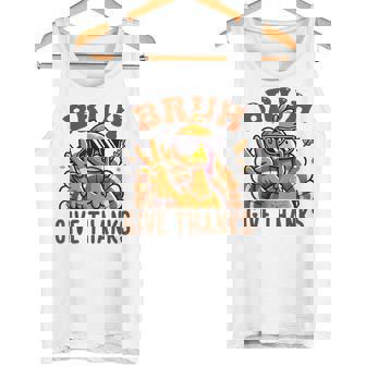Bruh Give Thanks Cute Turkey Thankful Thanksgiving Toddler Tank Top - Monsterry