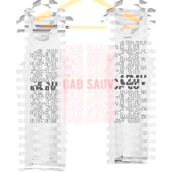 Cab Sauv Cabernet Sauvignon Red Wine Lover Meme Tank Top - Monsterry