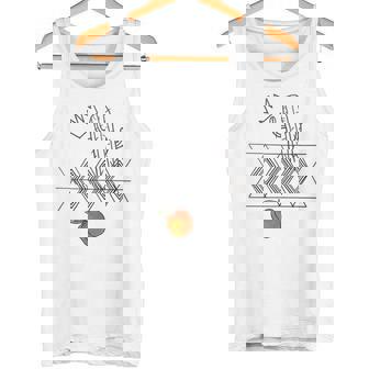 Cactus Cacti Peach Jesus Abstract Tank Top - Monsterry