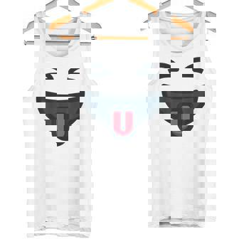 Cara Sonriente Emoticono Disfraz De Carnaval Camiseta sin mangas - Regaloses