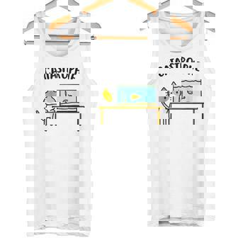 Catastrophe Kitten Kitty Meow Cute Cool Cat Lovers Tank Top - Monsterry