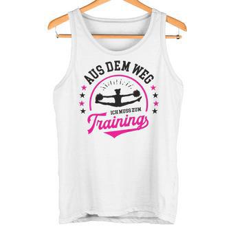 Cheerleading Cheerdance Aus Dem Weg Ich Muss Zum Training German Tank Top - Geschenkecke