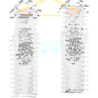 Cheshire Alice Cat Wir Sind Alleerrückt Hier Wonderland Tank Top - Seseable