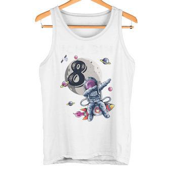 Children's Astronaut 8Th Birthday Boys 8 Years Space Astronomy Tank Top - Geschenkecke