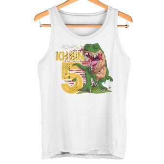 Children's Dinosaur 5Th Birthday Decoration I'm 5 Dinosaur Boys 5 Years Tank Top - Geschenkecke